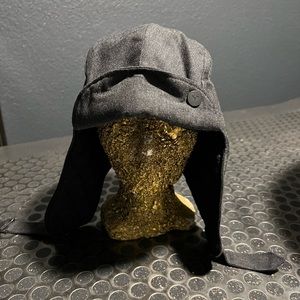 Nobis winter hat. Hunter style hat with silky quilted lining.